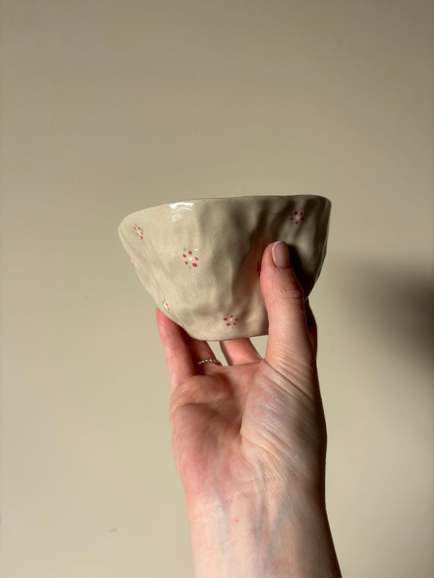 Tiny flowers handless mug