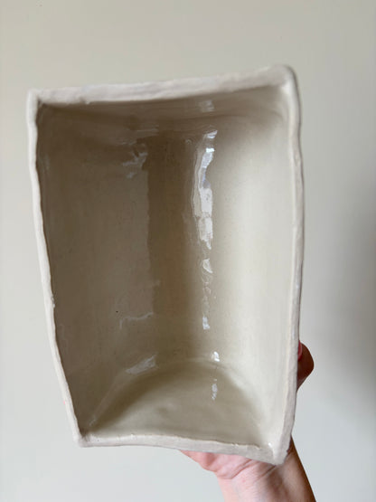 Imperfect croissant butter dish