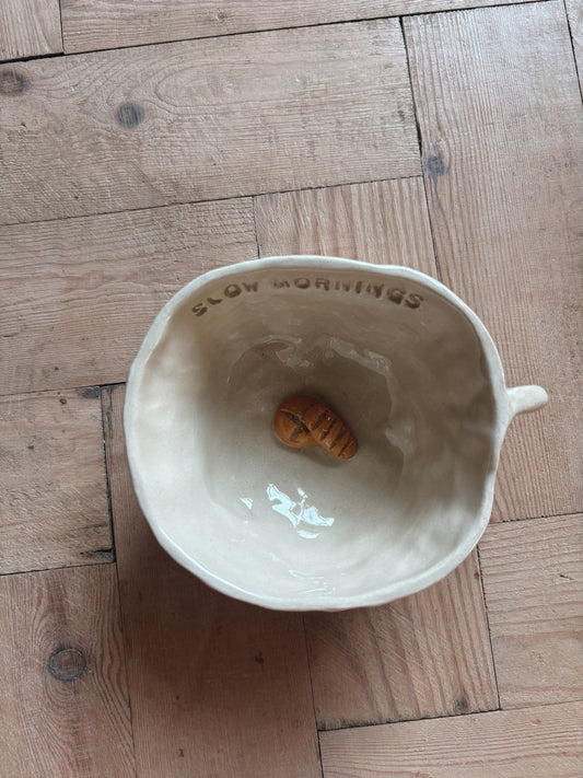 Slow morning with pastries mug