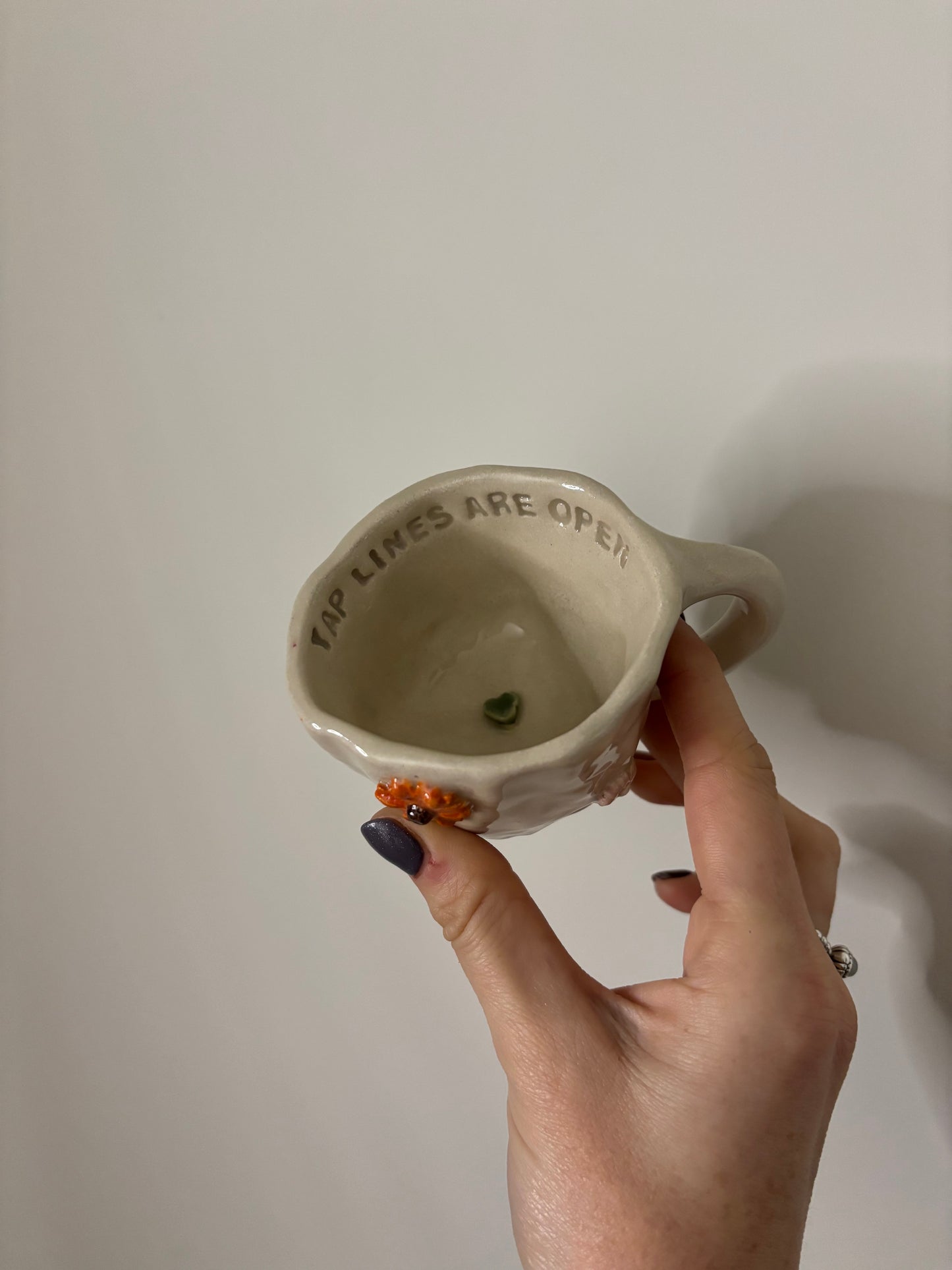 Custom flat white mug