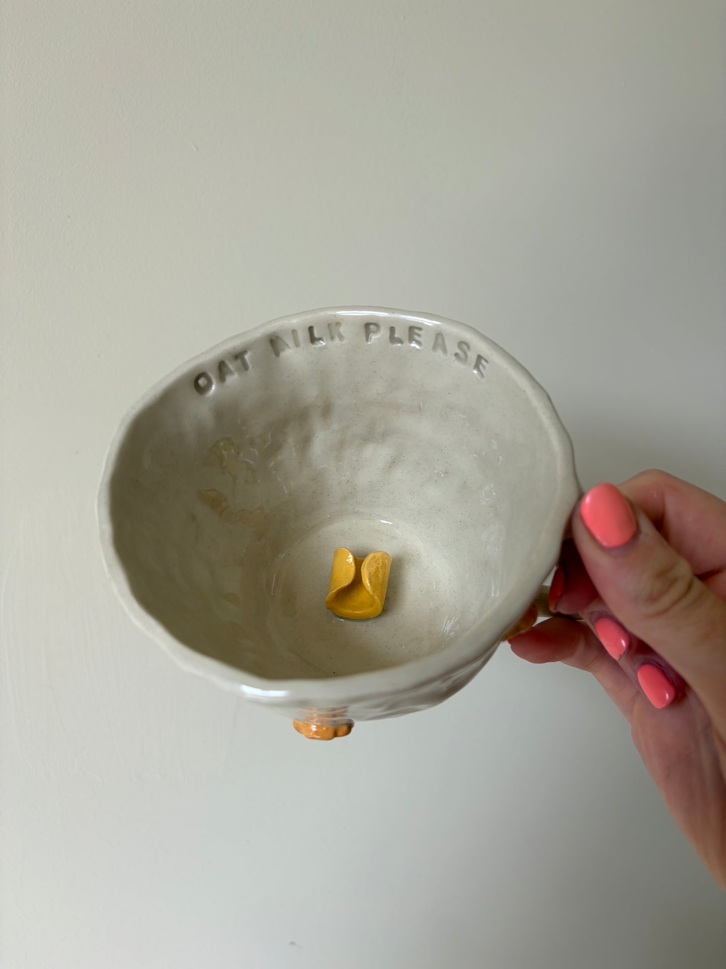 Oat milk please butter curl mug