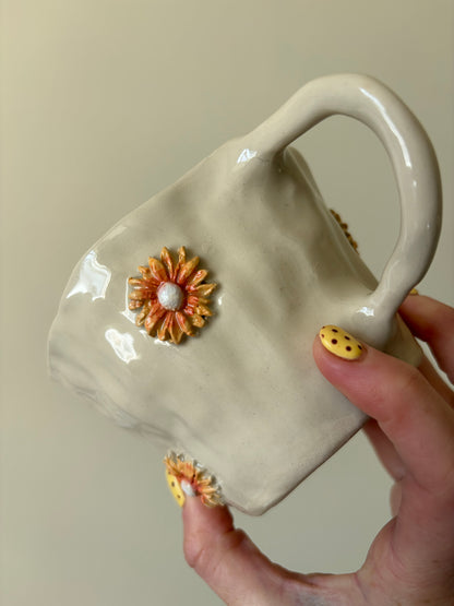 Imperfect flowers mug