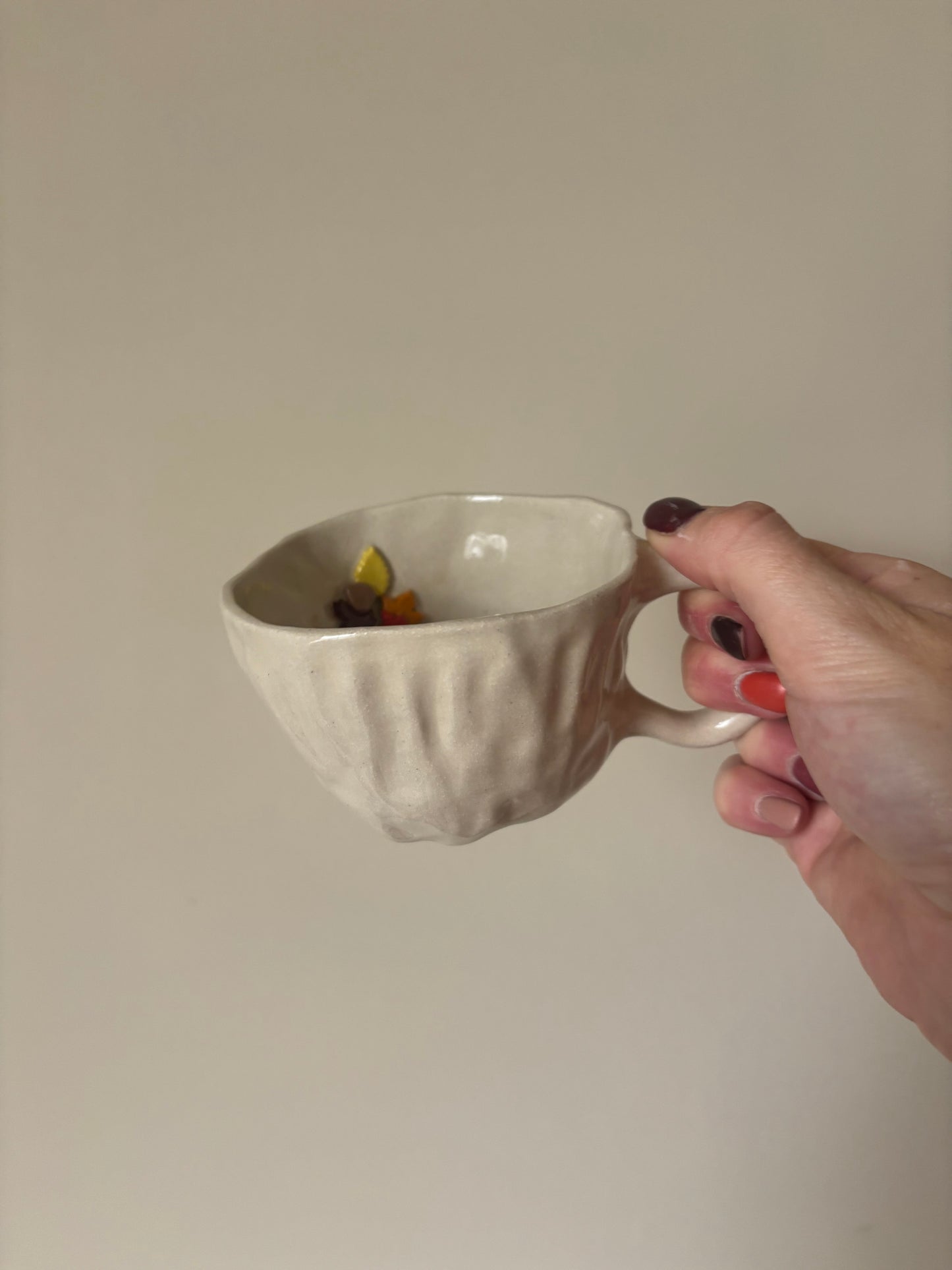 Snuggle up with a book by candle light flat white