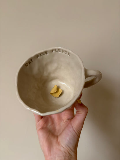 Oat milk please butter curl imperfect mug