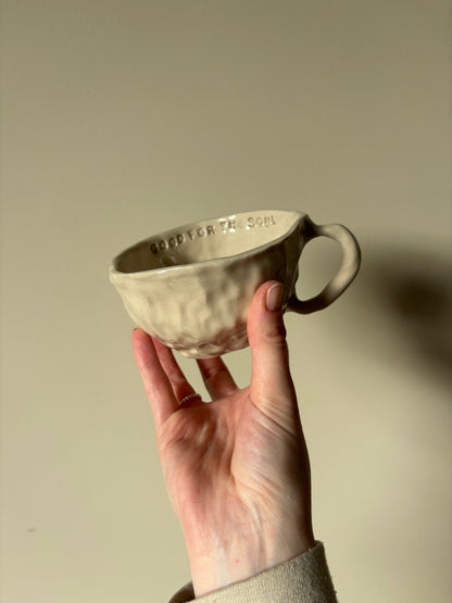 ‘Good for the soul’ bread mug
