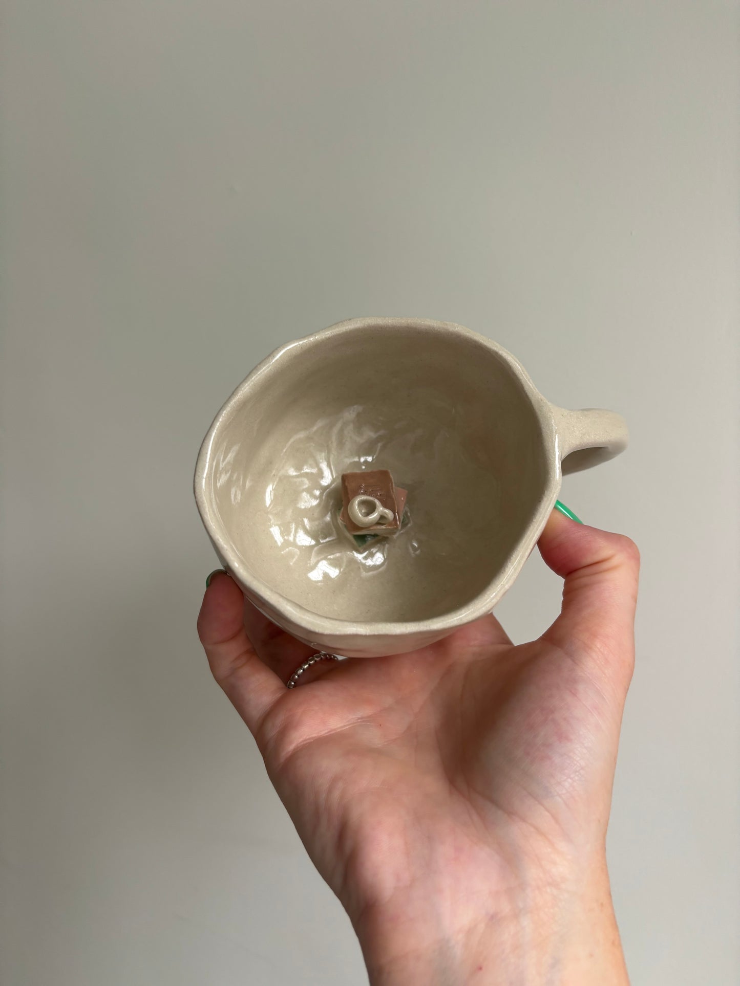Bespoke flat white mug