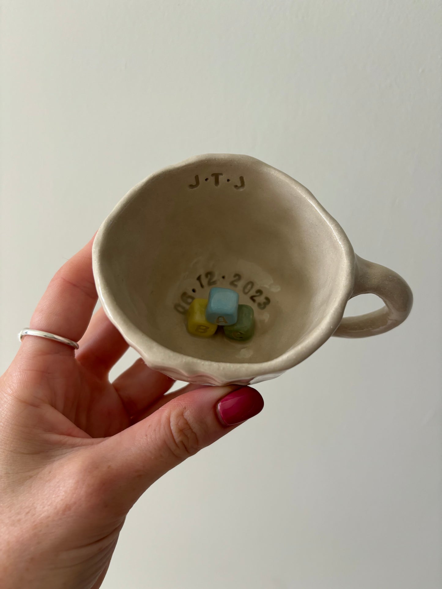 Custom flat white mug