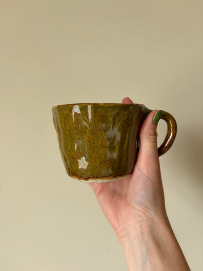 Mossy green mug