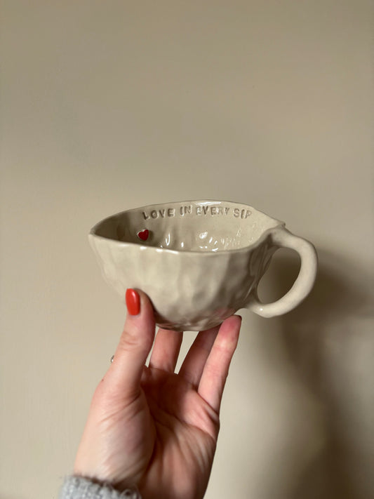 Love in every sip mug