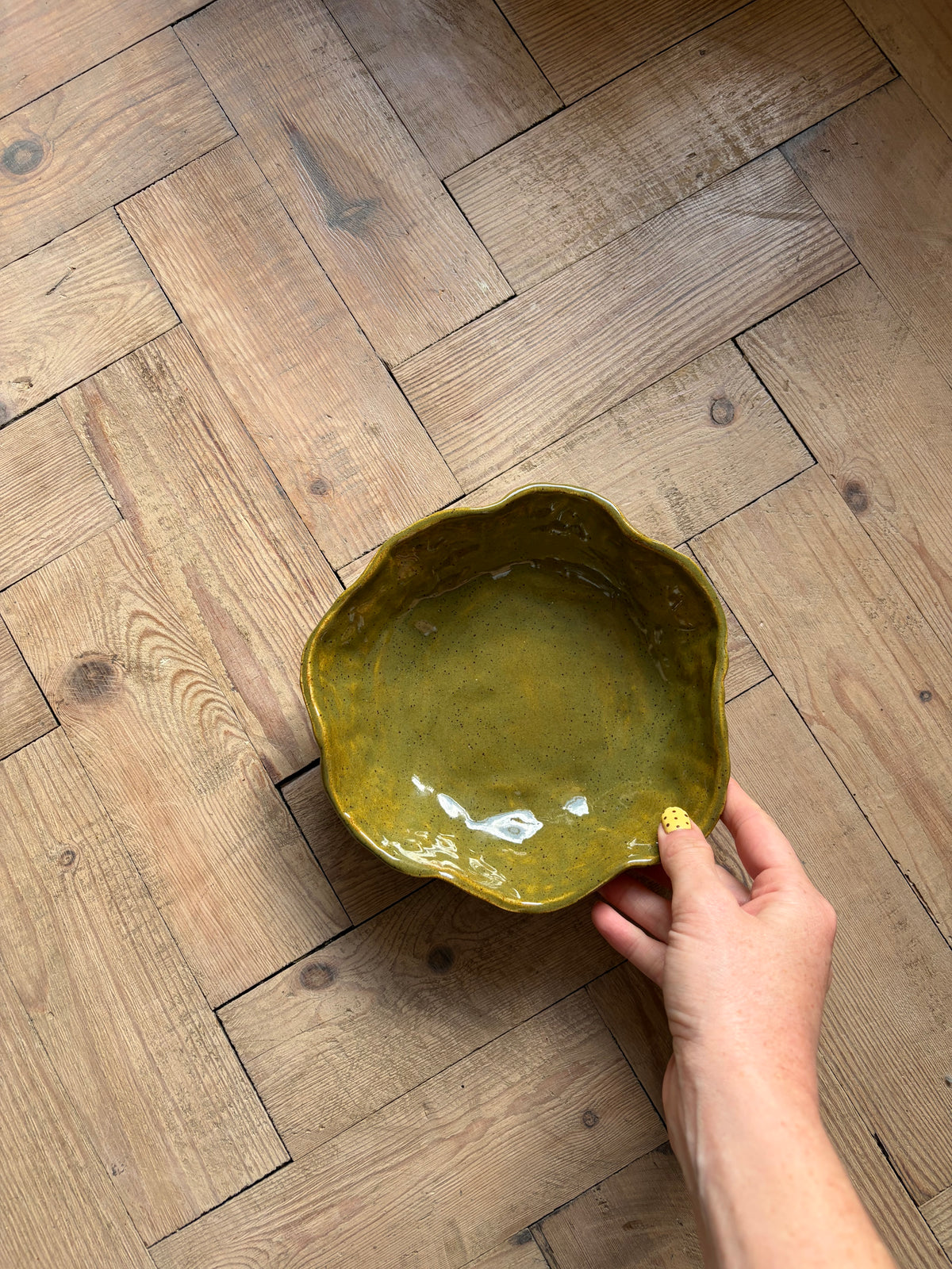 Mossy green breakfast bowl
