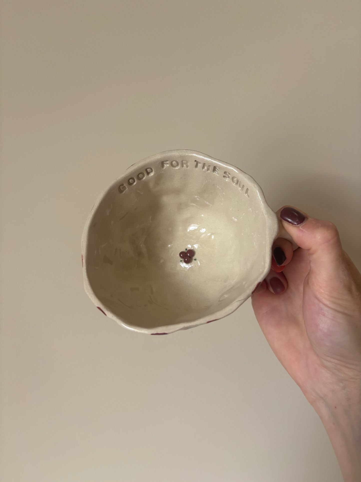 Good for the soul blueberry mug