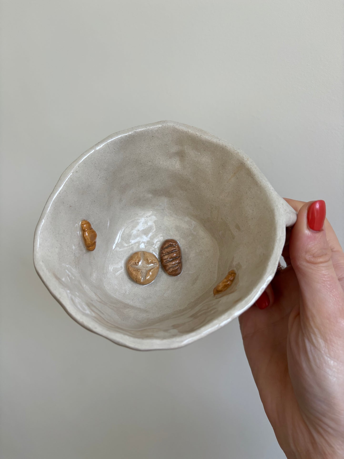 Pastries and bread mug