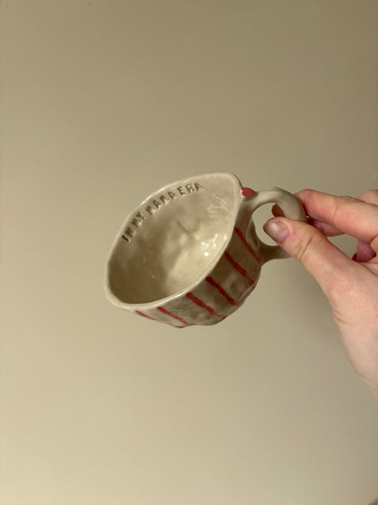 Bespoke flat white mug