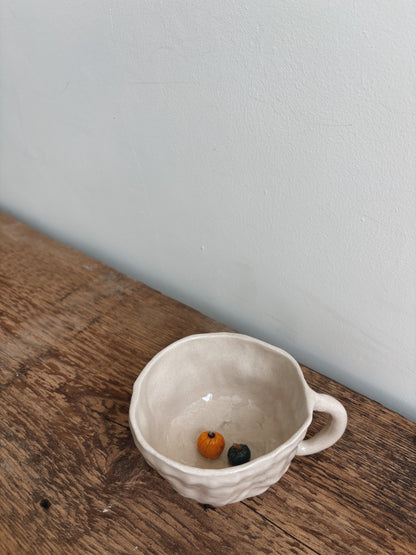 Pumpkins flat white mug