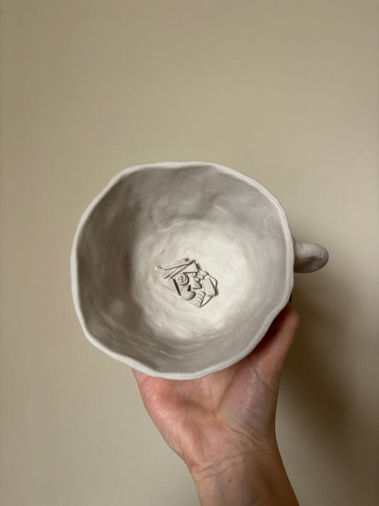 Bespoke Christmas cheeseboard mug