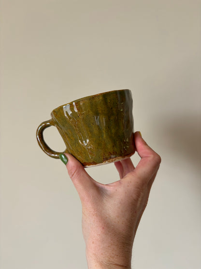 Mossy green mug