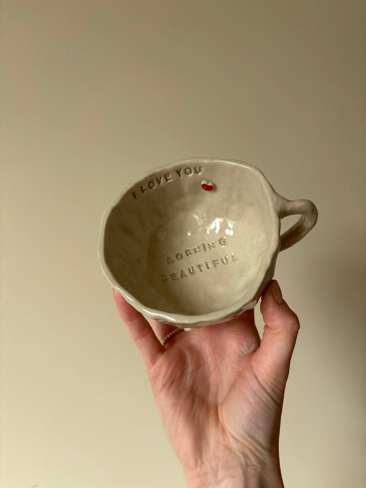 ‘I love you’ imperfect mug