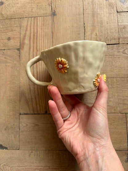 Imperfect flowers mug