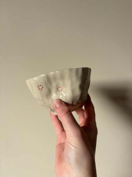 Tiny flowers handless mug