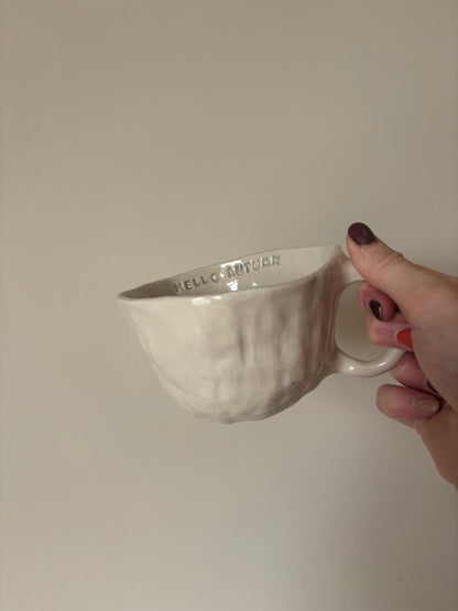Autumn breakfast outdoors mug