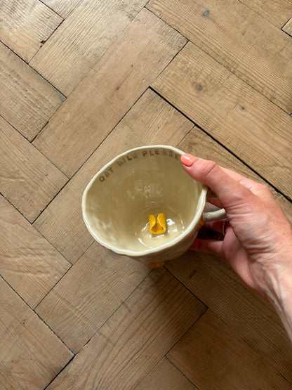 Oat milk please butter curl mug