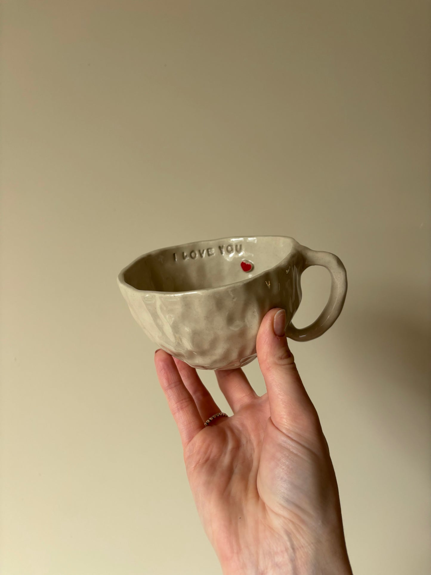‘I love you’ imperfect mug