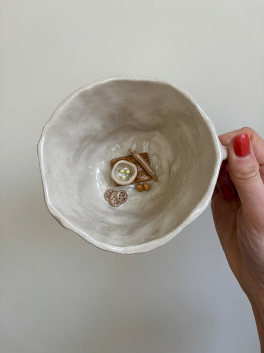 Baking cookies mug