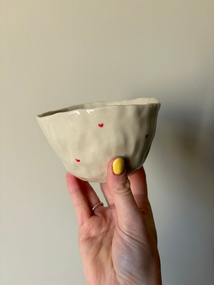 Tiny hearts handless mug