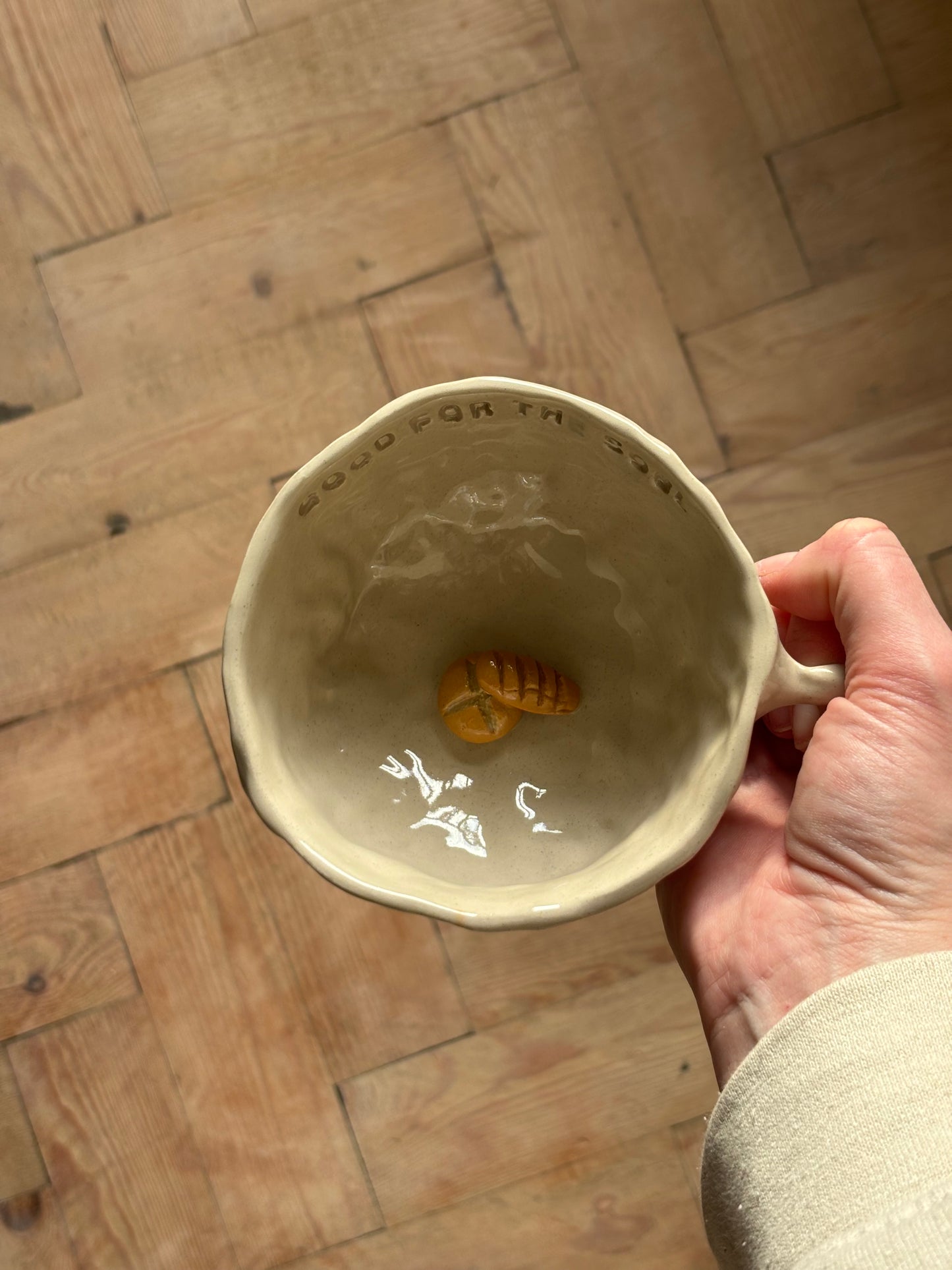 ‘Good for the soul’ bread mug