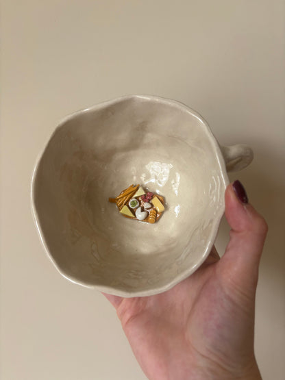 Christmas cheeseboard mug