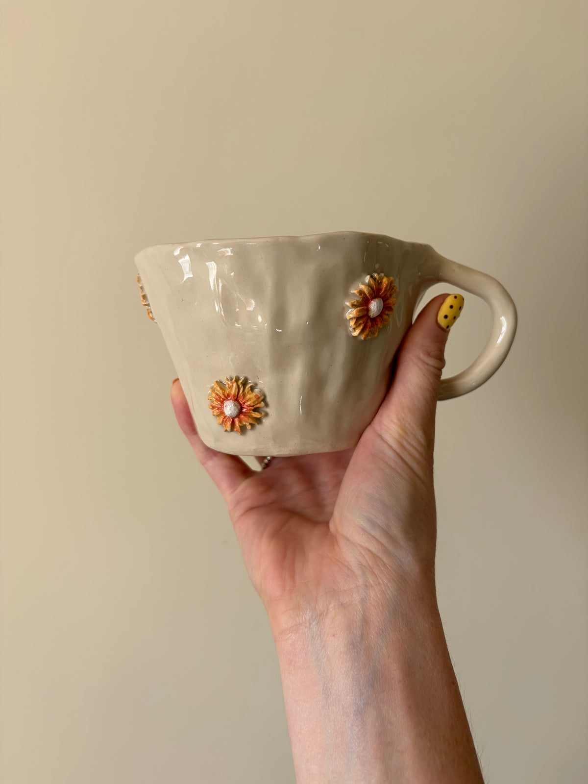 Imperfect flowers mug