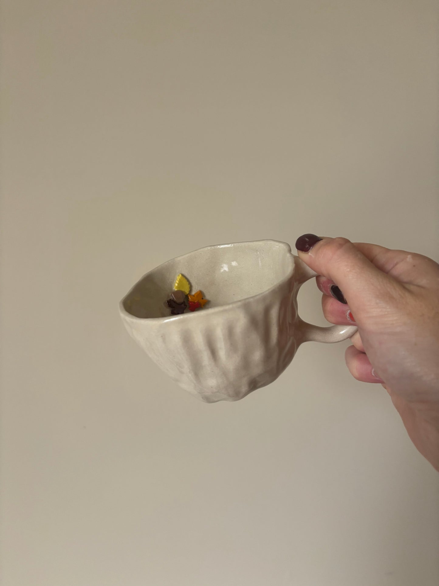 Snuggle up with a book by candle light flat white