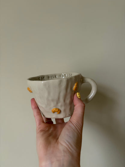 Oat milk please butter curl imperfect mug